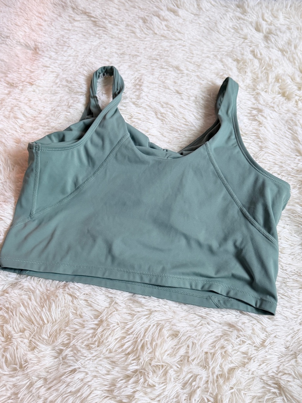 HALARA Sage Green Active Cropped Tank Top - Picture 4 of 4